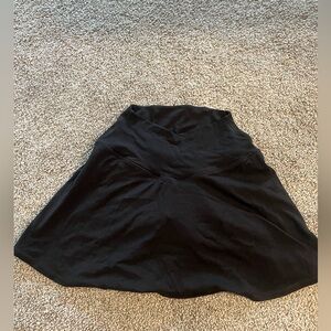 Black crossover skort